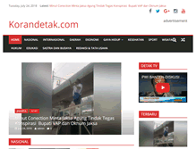 Tablet Screenshot of korandetak.com